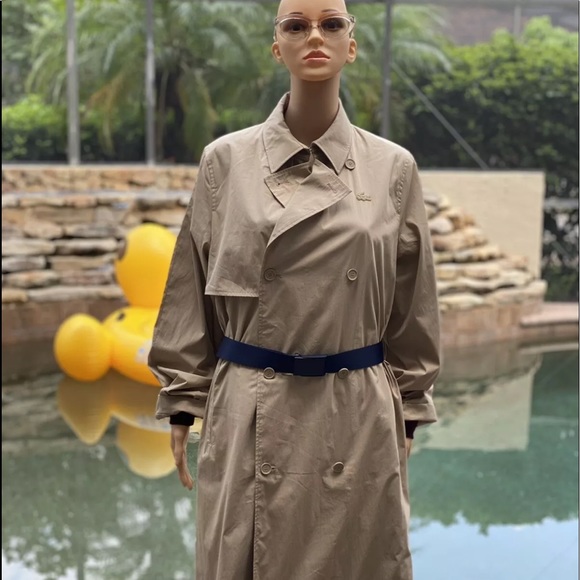 Lacoste | Jackets & Coats | Lacoste Womens Contrast Belt Trench  